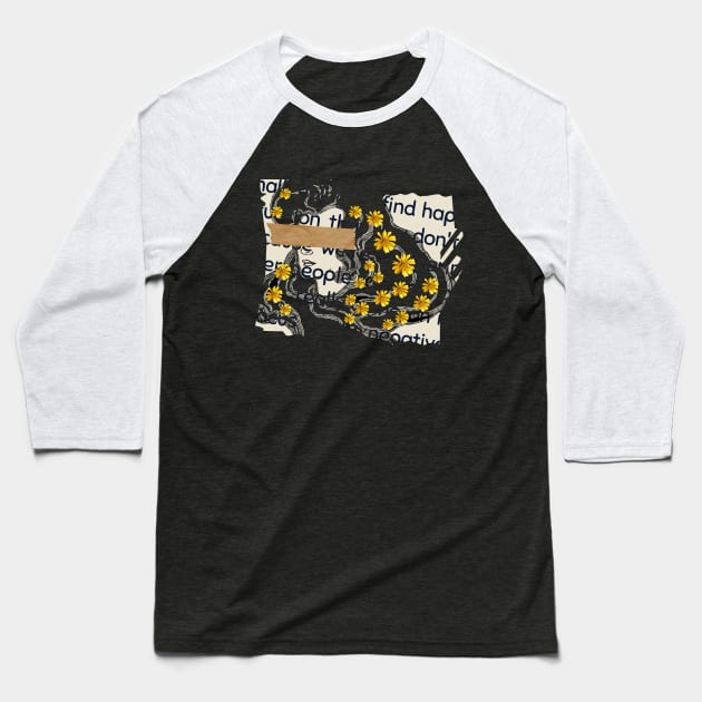 Sunflower fairytale Baseball T-Shirt by DayDue